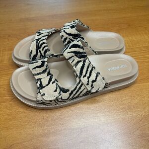 Zebra Print Sandals